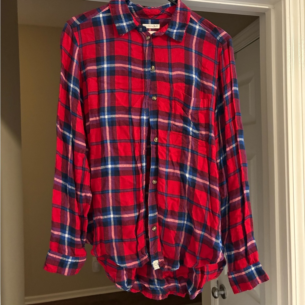Women’s American Eagle Outfitters Boyfriend Plaid Shirt